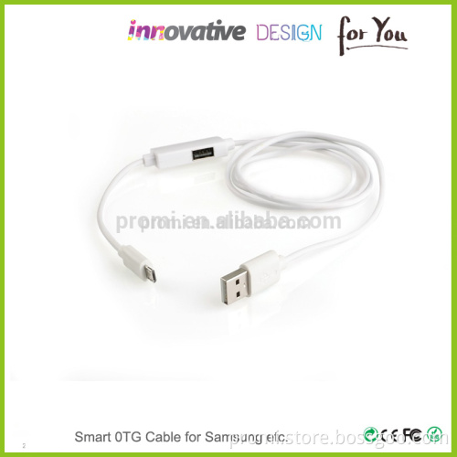 Factory price !!! Absolutely certified products usb 2.0 oem OTG cable for android phone